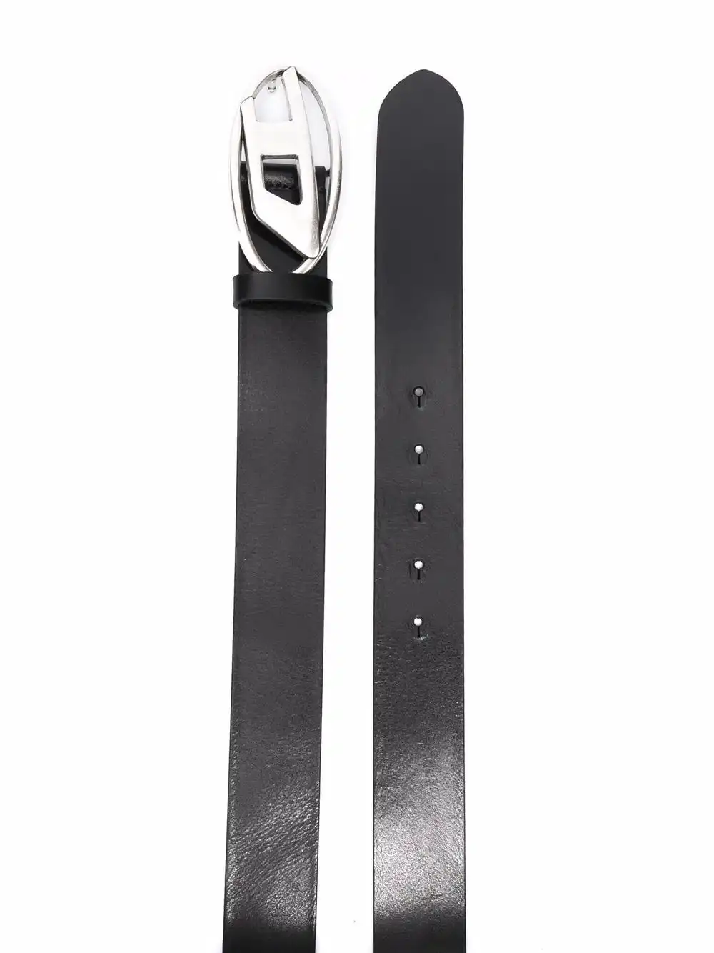 Cheap Diesel 1DR logo-buckle leather belt