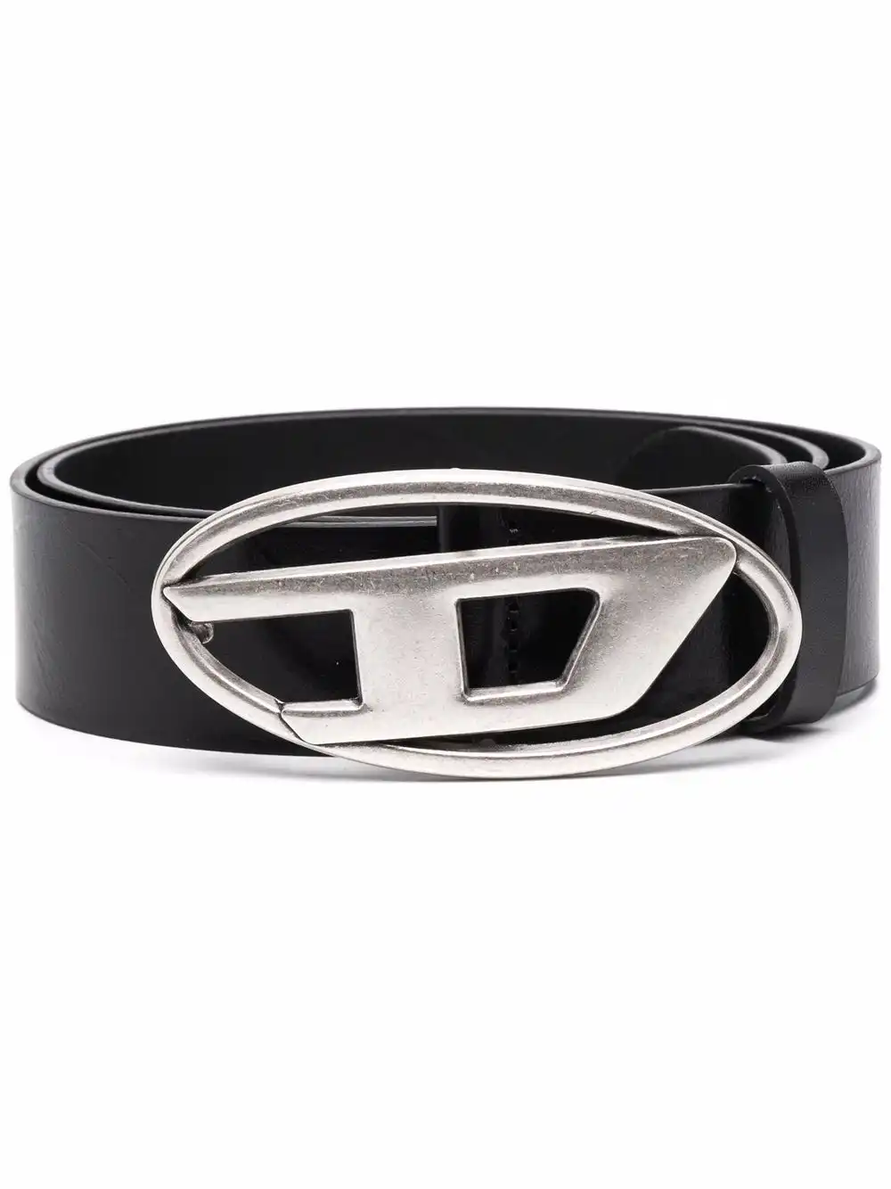 Cheap Diesel 1DR logo-buckle leather belt