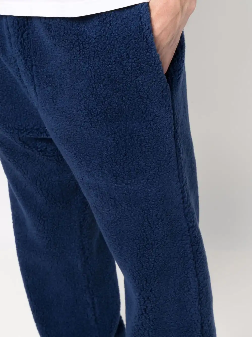 Cheap FENDI fleece straight-leg track pants