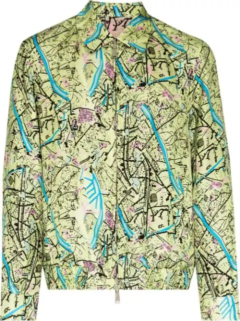 FENDI Fendi Map reversible shirt jacket