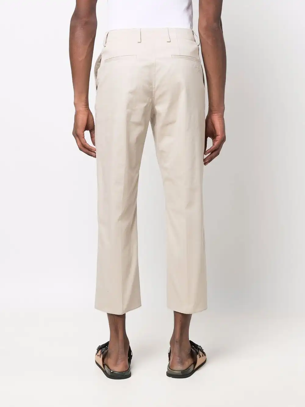 Affordable FENDI cropped straight-leg trousers