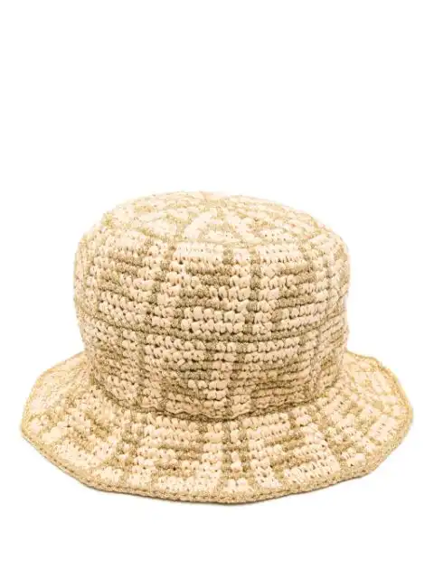 FENDI FF-logo bucket hat