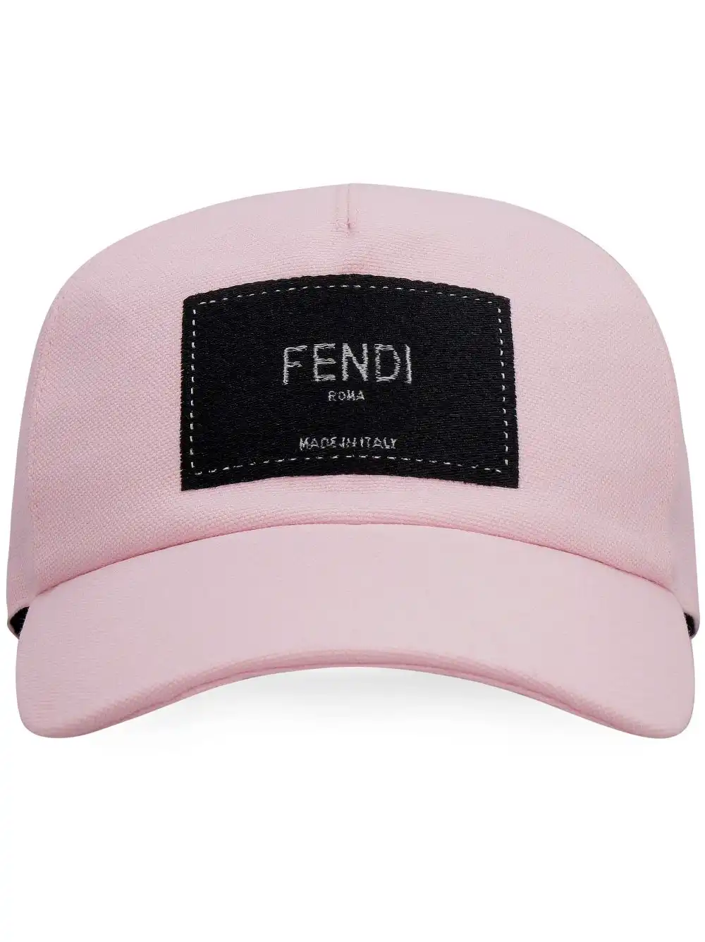 Affordable FENDI logo-patch baseball cap