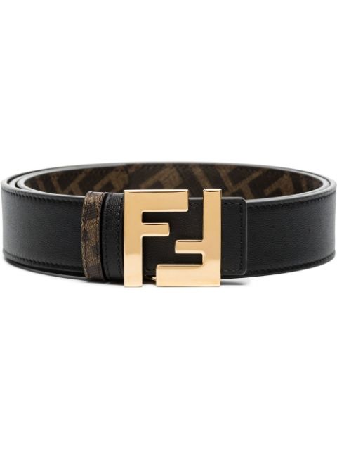 FENDI FF-logo plaque belt