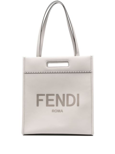 FENDI N-S embossed logo tote bag