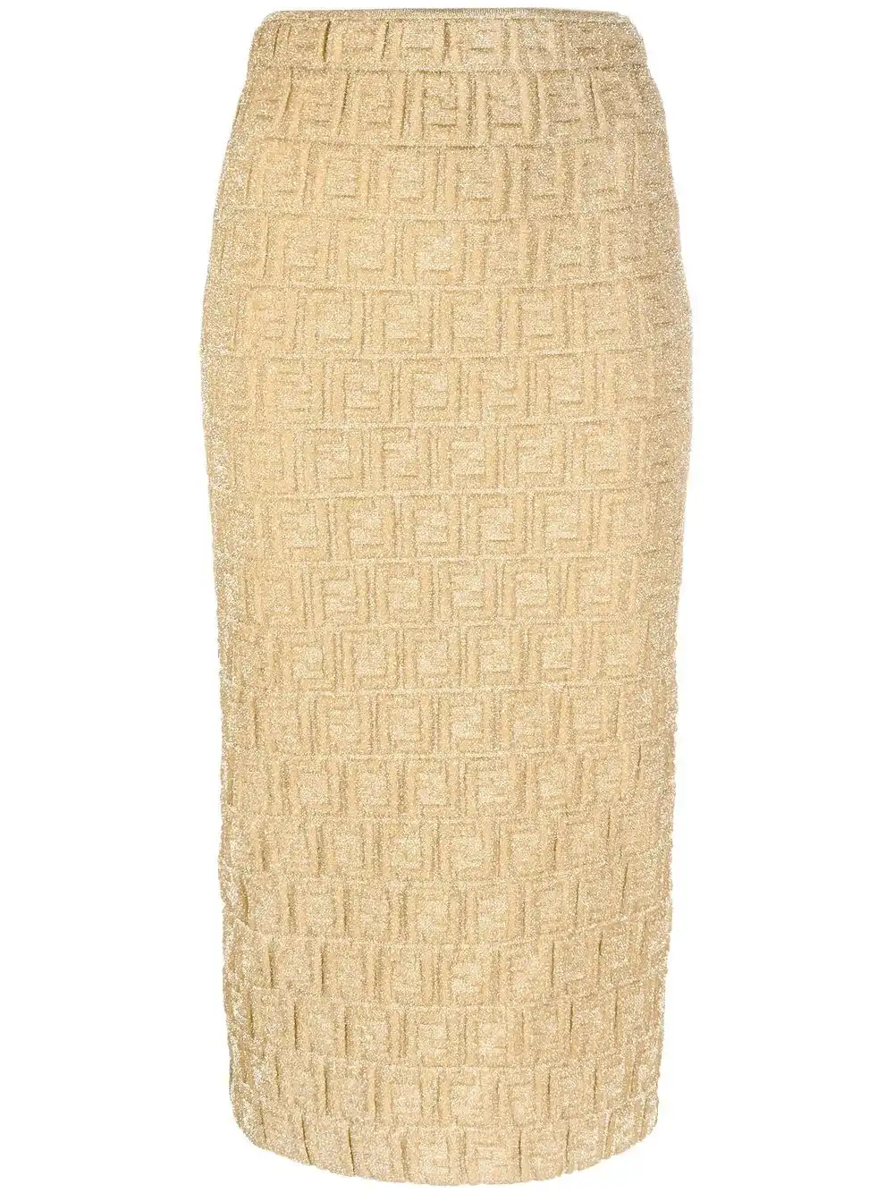 Cheap FENDI FF-motif pencil skirt