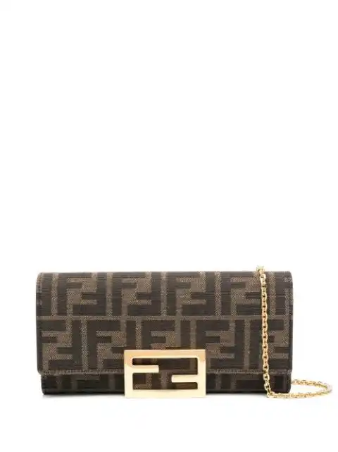 FENDI FF-print wallet