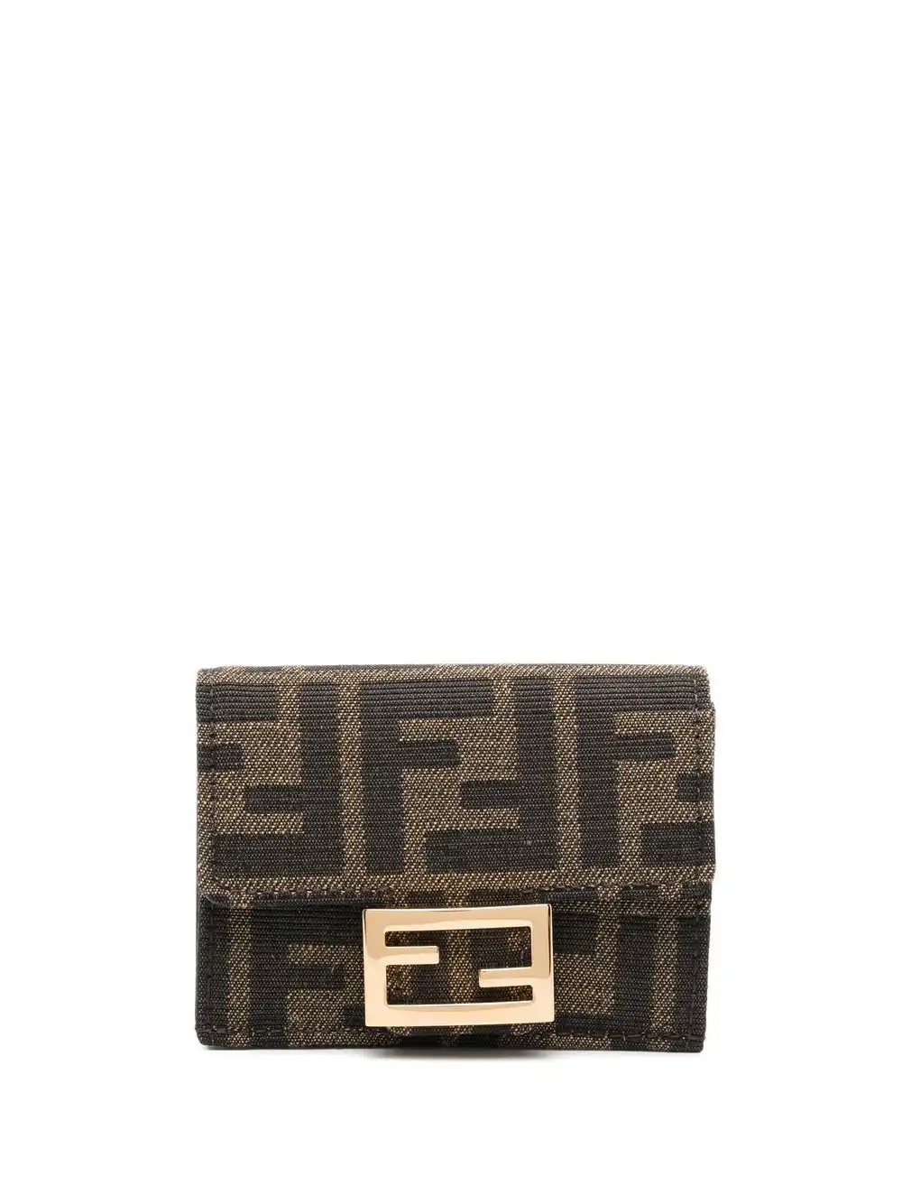 Cheap FENDI FF-logo pattern wallet