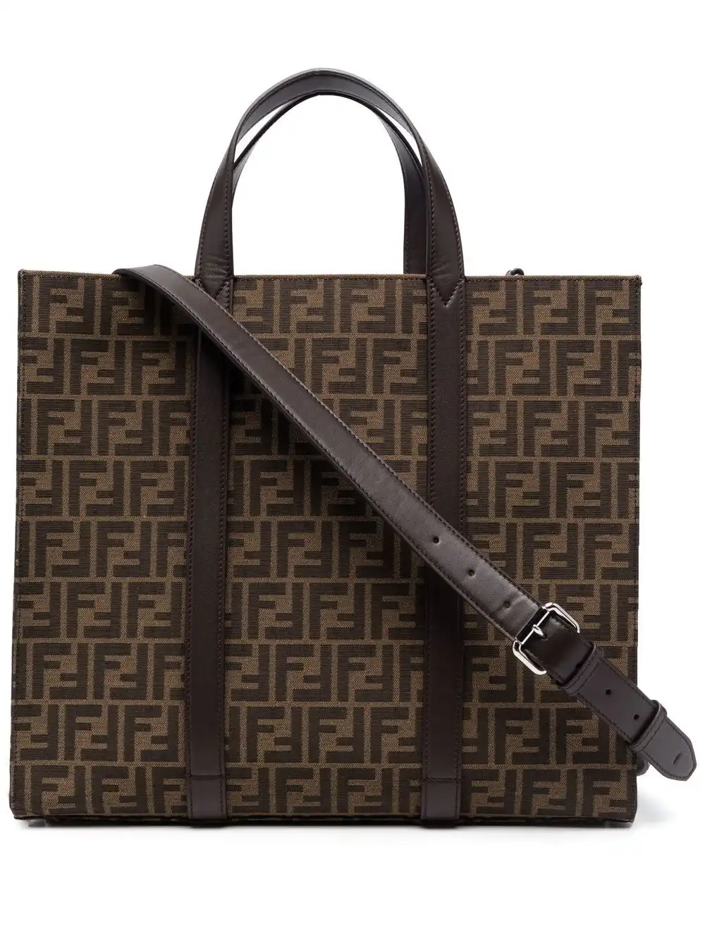 Affordable FENDI FF jacquard-motif tote bag