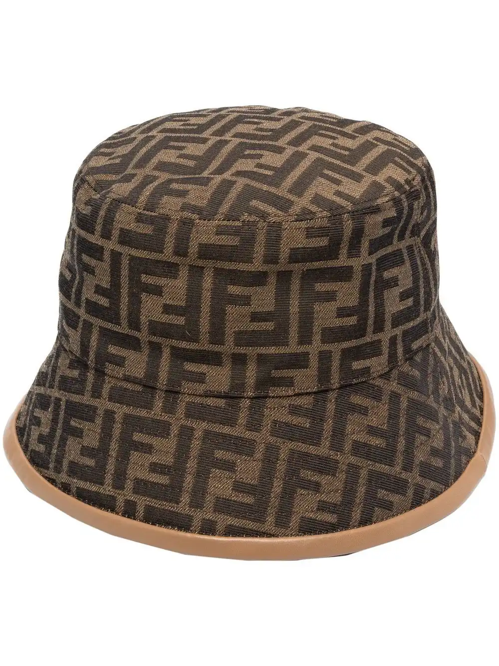 Cheap FENDI FF-jacquard bucket hat