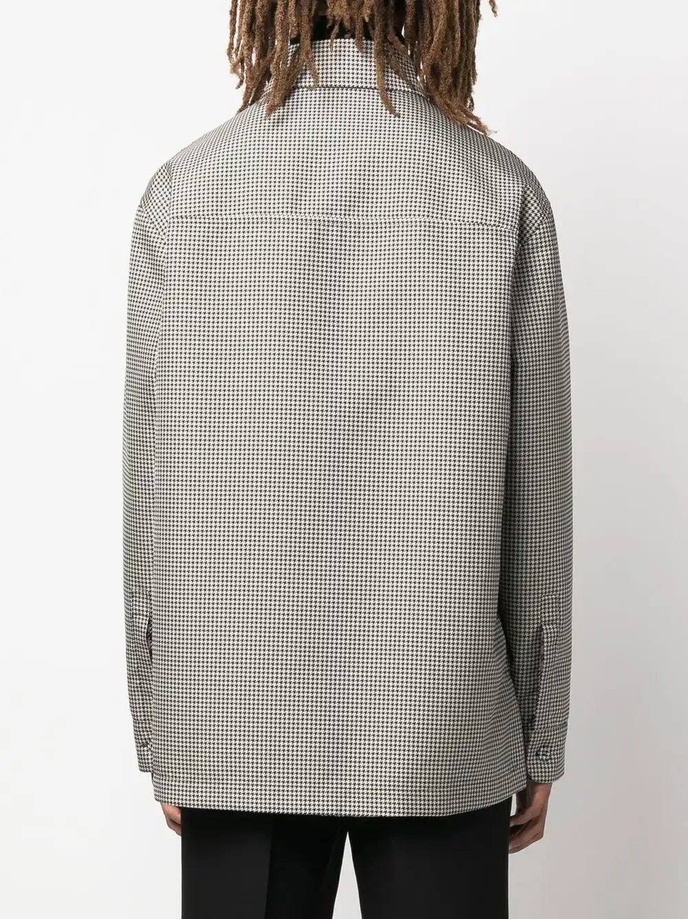 Affordable FENDI reversible houndstooth-check jacket