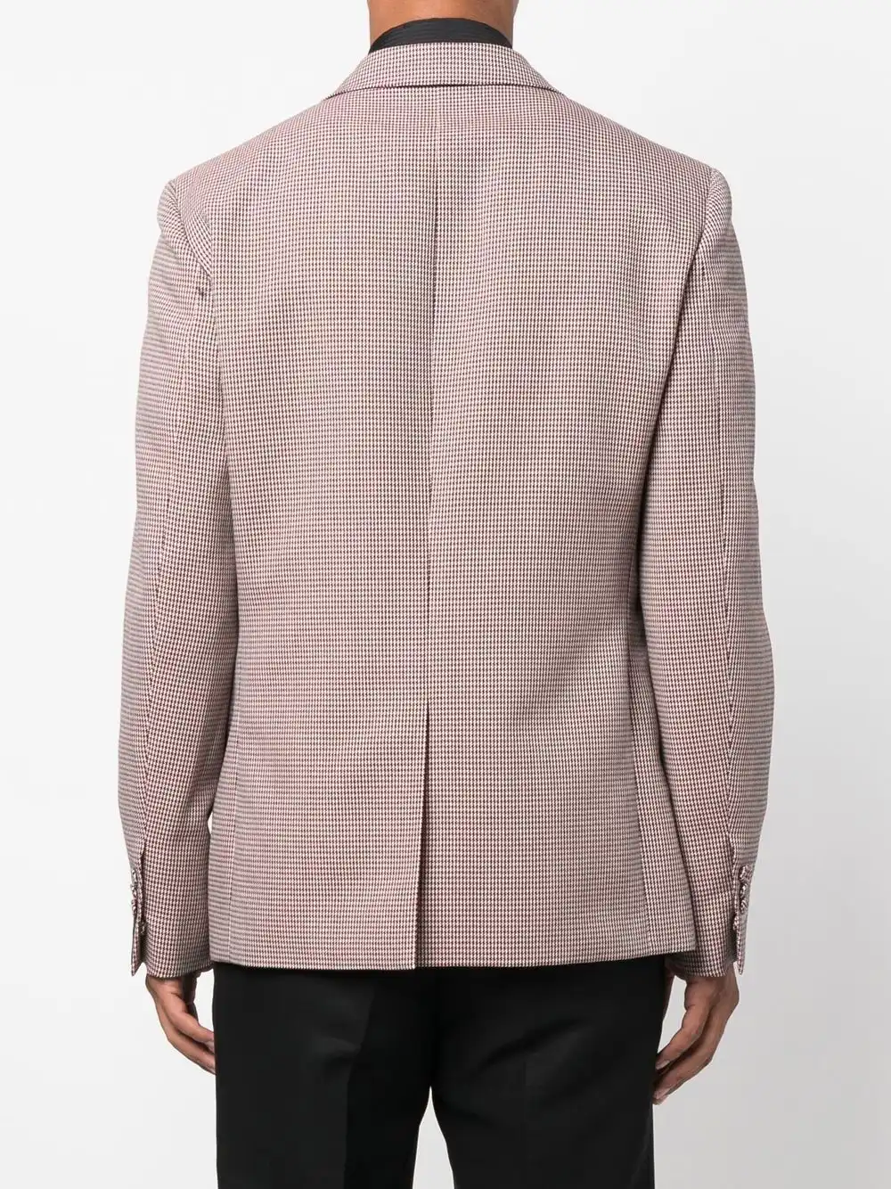 Affordable FENDI single-breasted houndstooth blazer