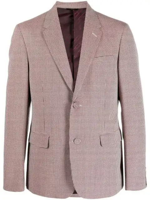 FENDI single-breasted houndstooth blazer