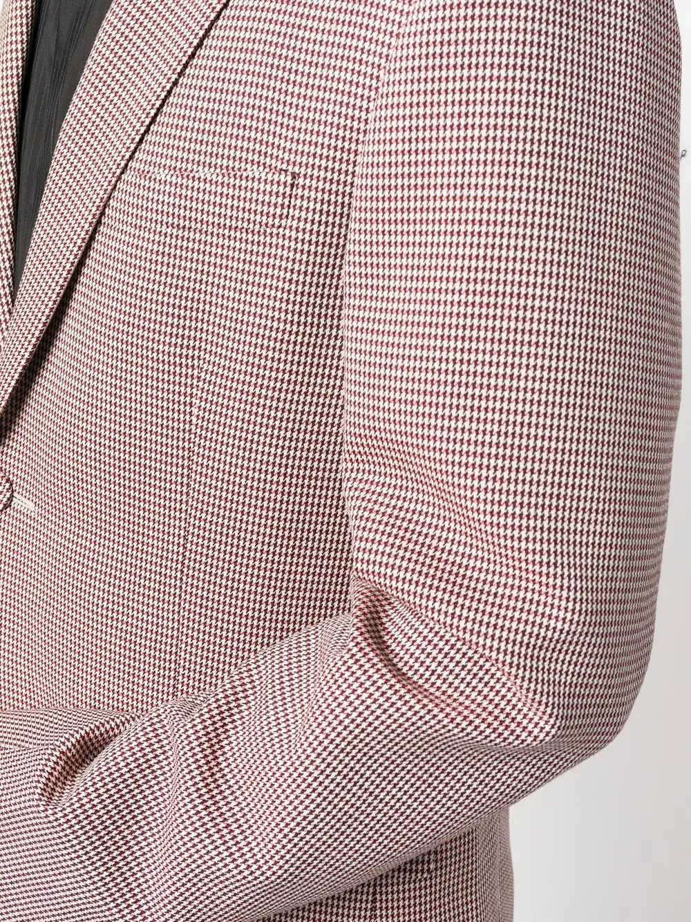 Affordable FENDI single-breasted houndstooth blazer