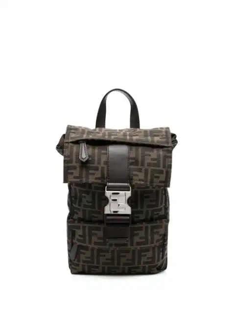 Cheap FENDI monogram-print backpack