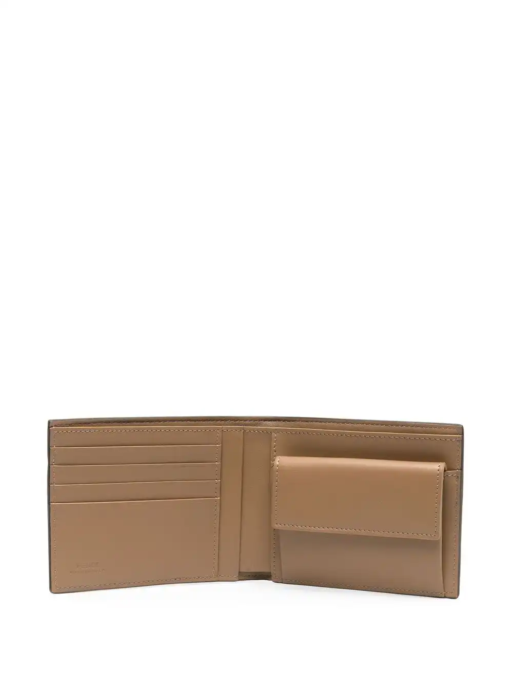 Affordable FENDI logo-print bifold wallet