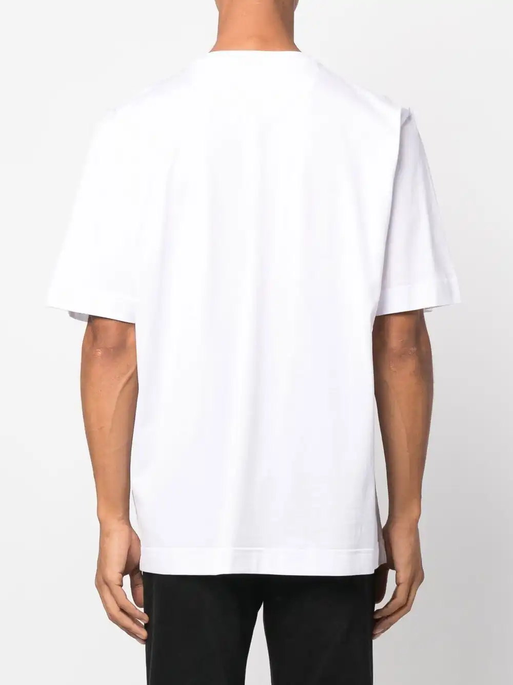 Cheap FENDI FF logo crew-neck T-shirt