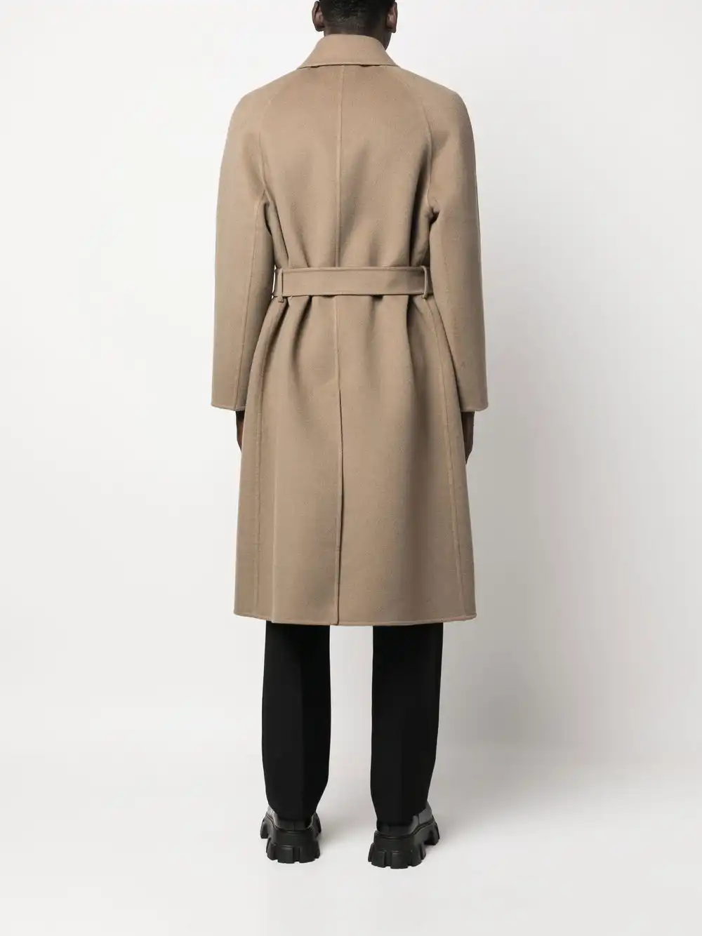 Affordable FENDI belted wool coat