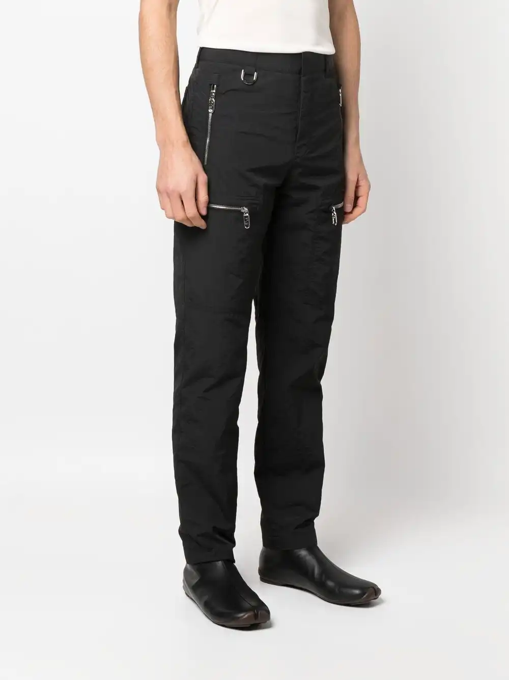 Cheap FENDI zip-pockets slim trousers