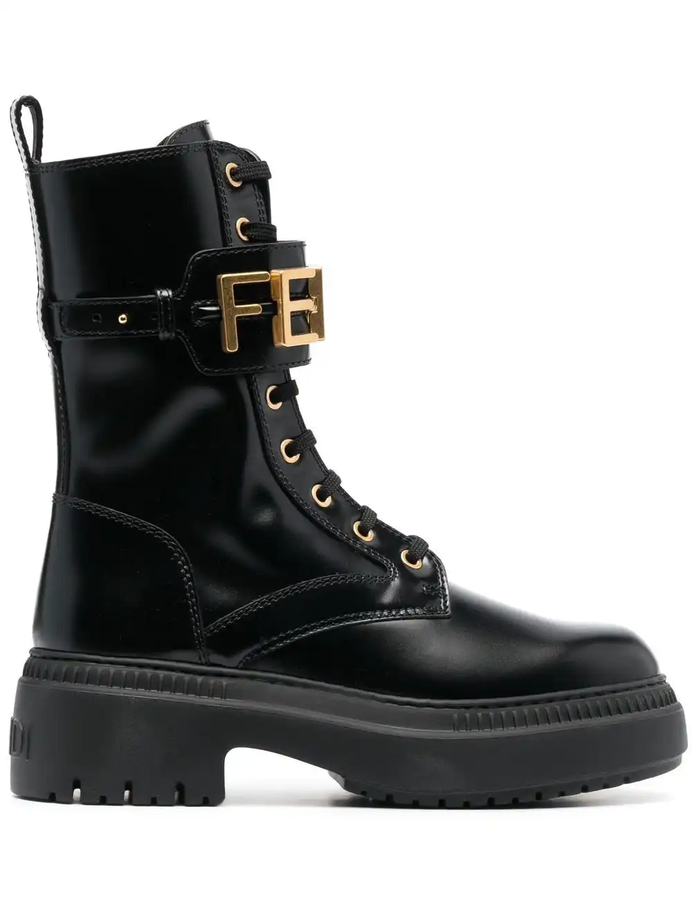 Affordable FENDI lace-up ankle boots