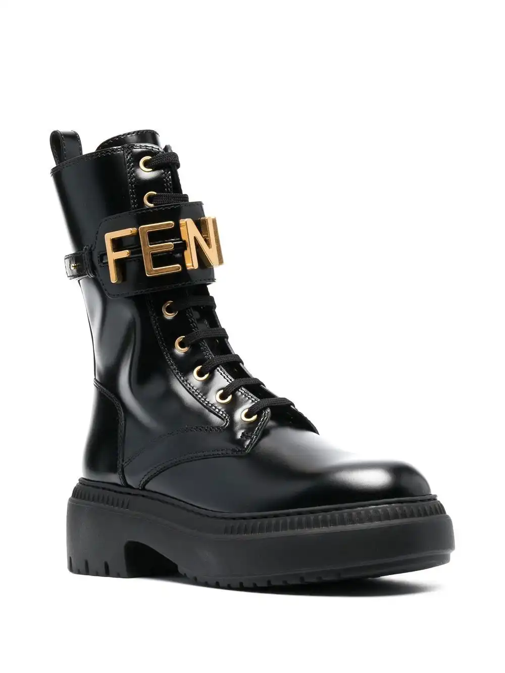 Affordable FENDI lace-up ankle boots