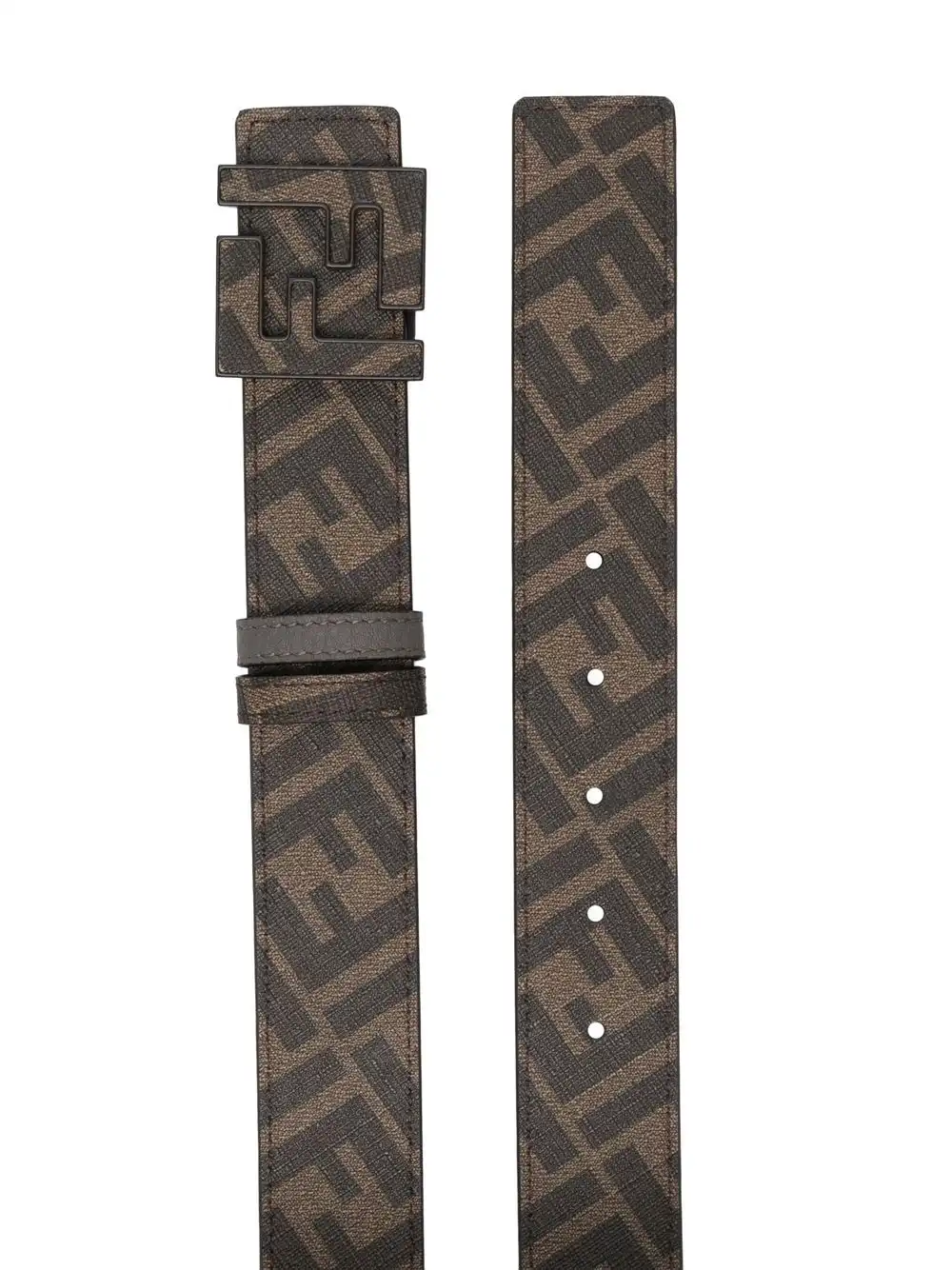 Cheap FENDI FF-monogram leather belt