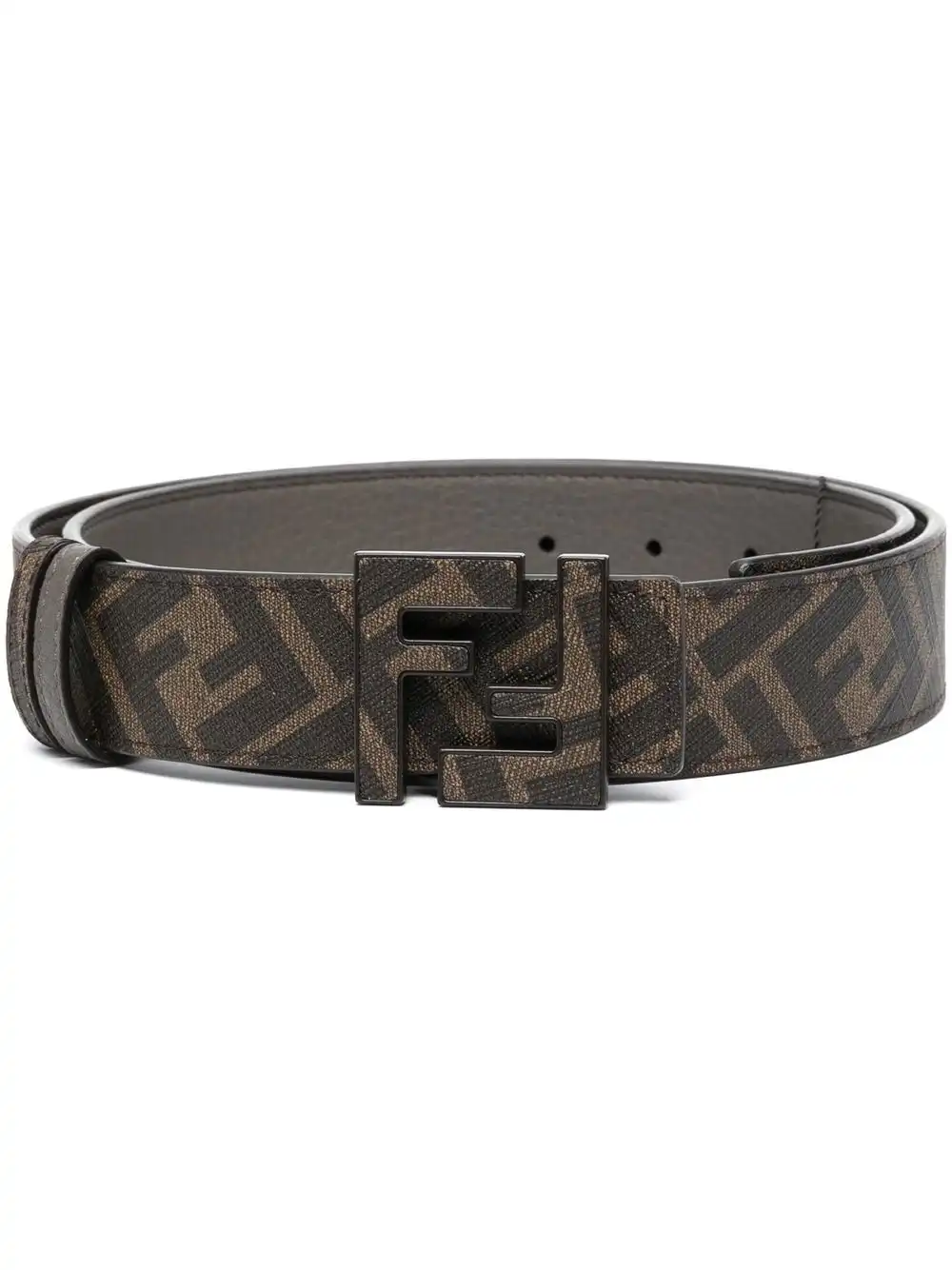 Cheap FENDI FF-monogram leather belt