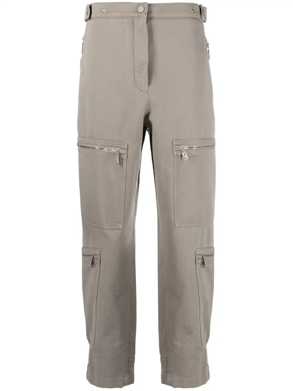 Affordable FENDI zip-detail straight-leg trousers