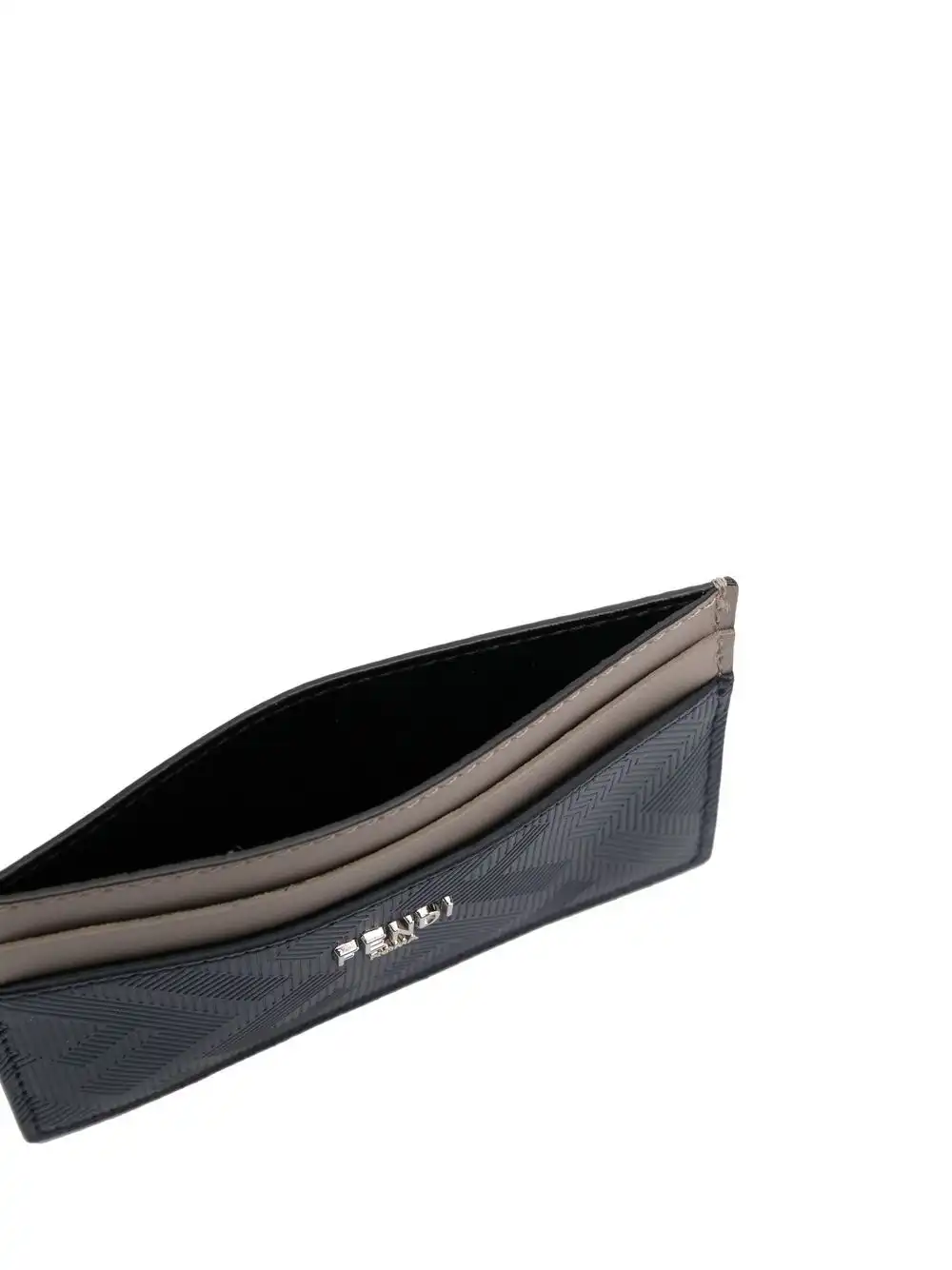 Affordable FENDI Shadow leather cardholder