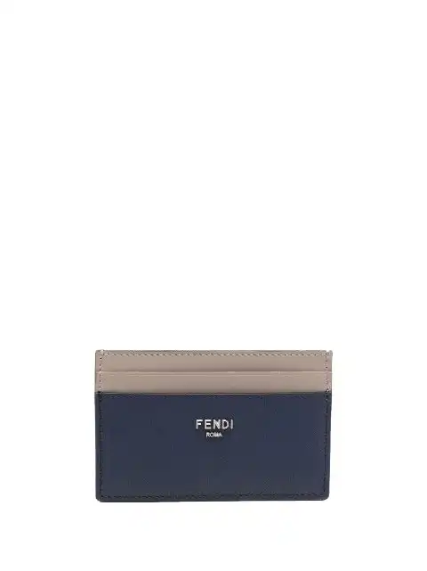 Affordable FENDI Shadow leather cardholder