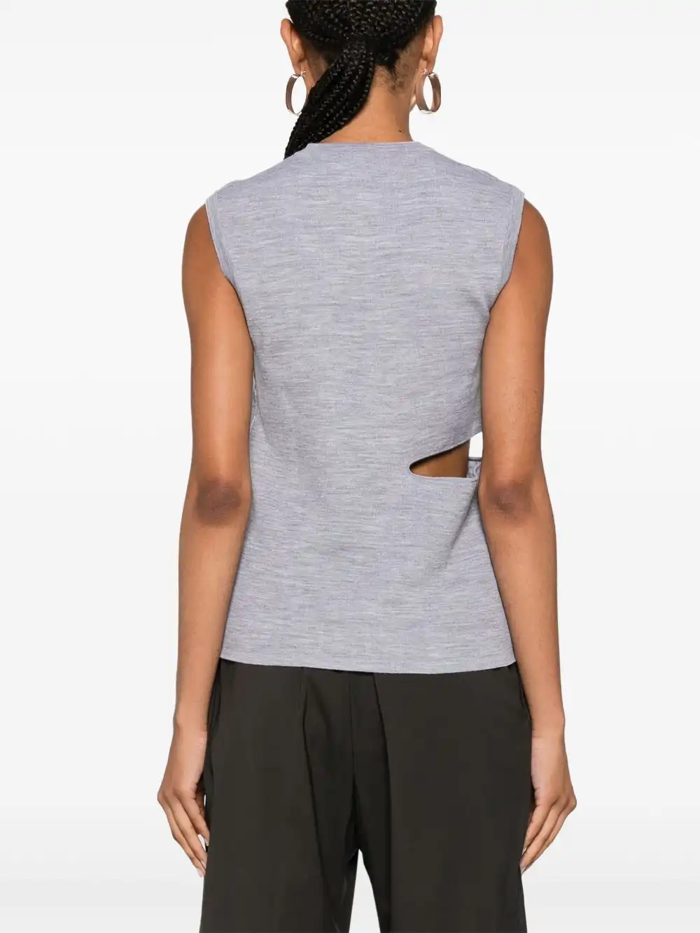 Affordable FENDI FF-motif tank top