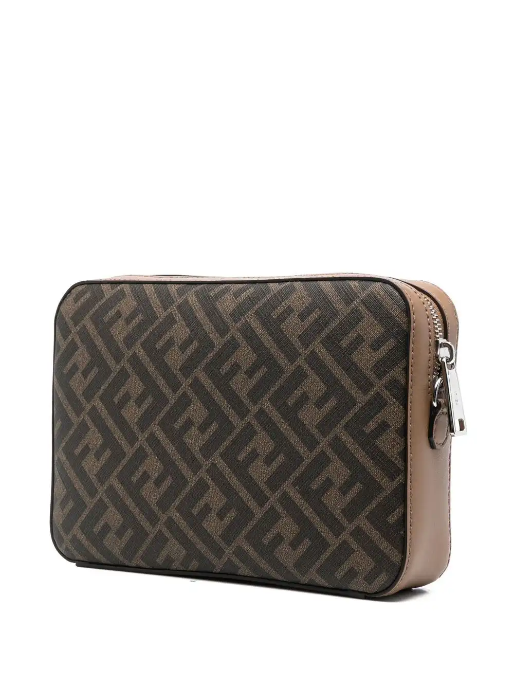 Cheap FENDI FF-pattern print crossbody bag