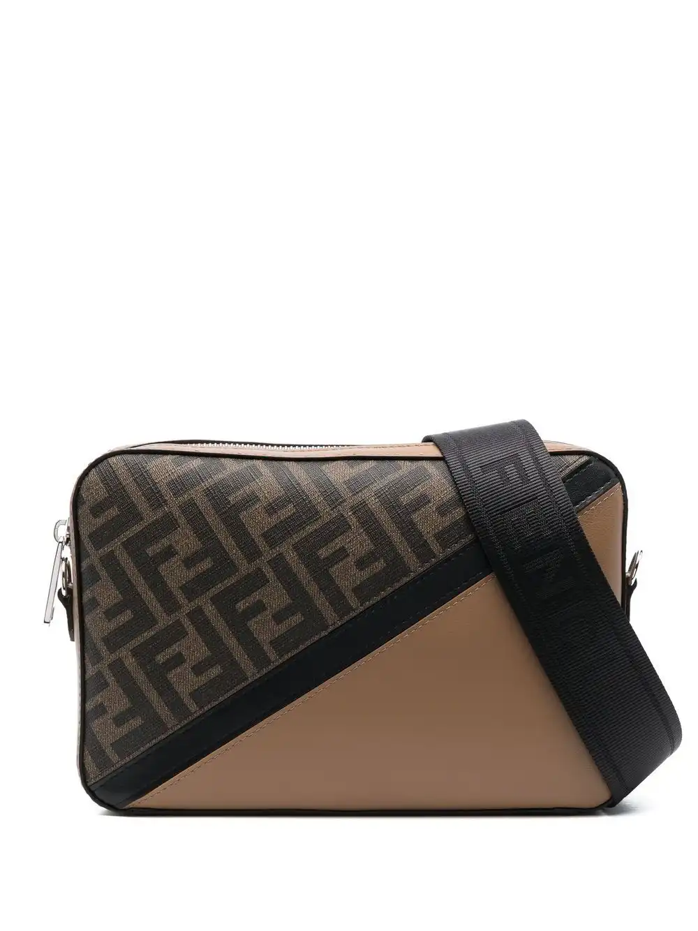 Cheap FENDI FF-pattern print crossbody bag