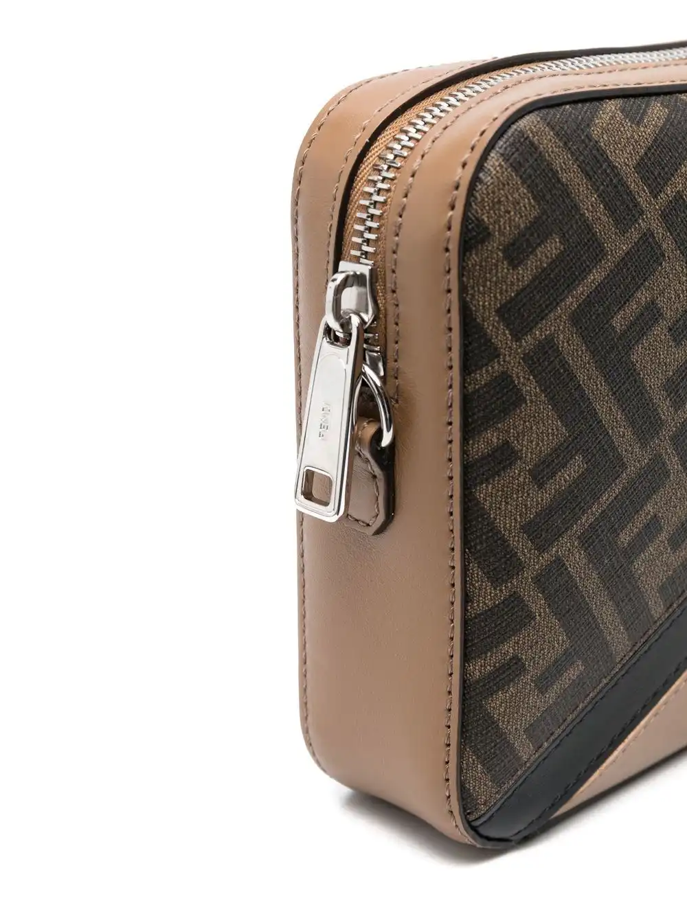 Cheap FENDI FF-pattern print crossbody bag