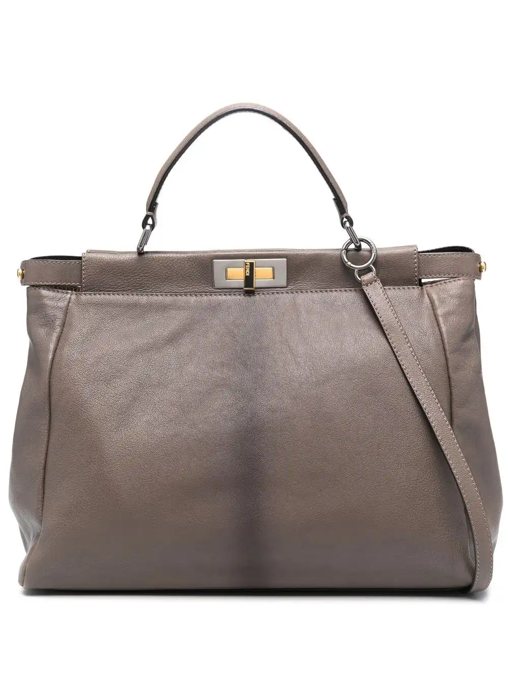 Affordable Fendi 2010s Peekaboo leather tote bag