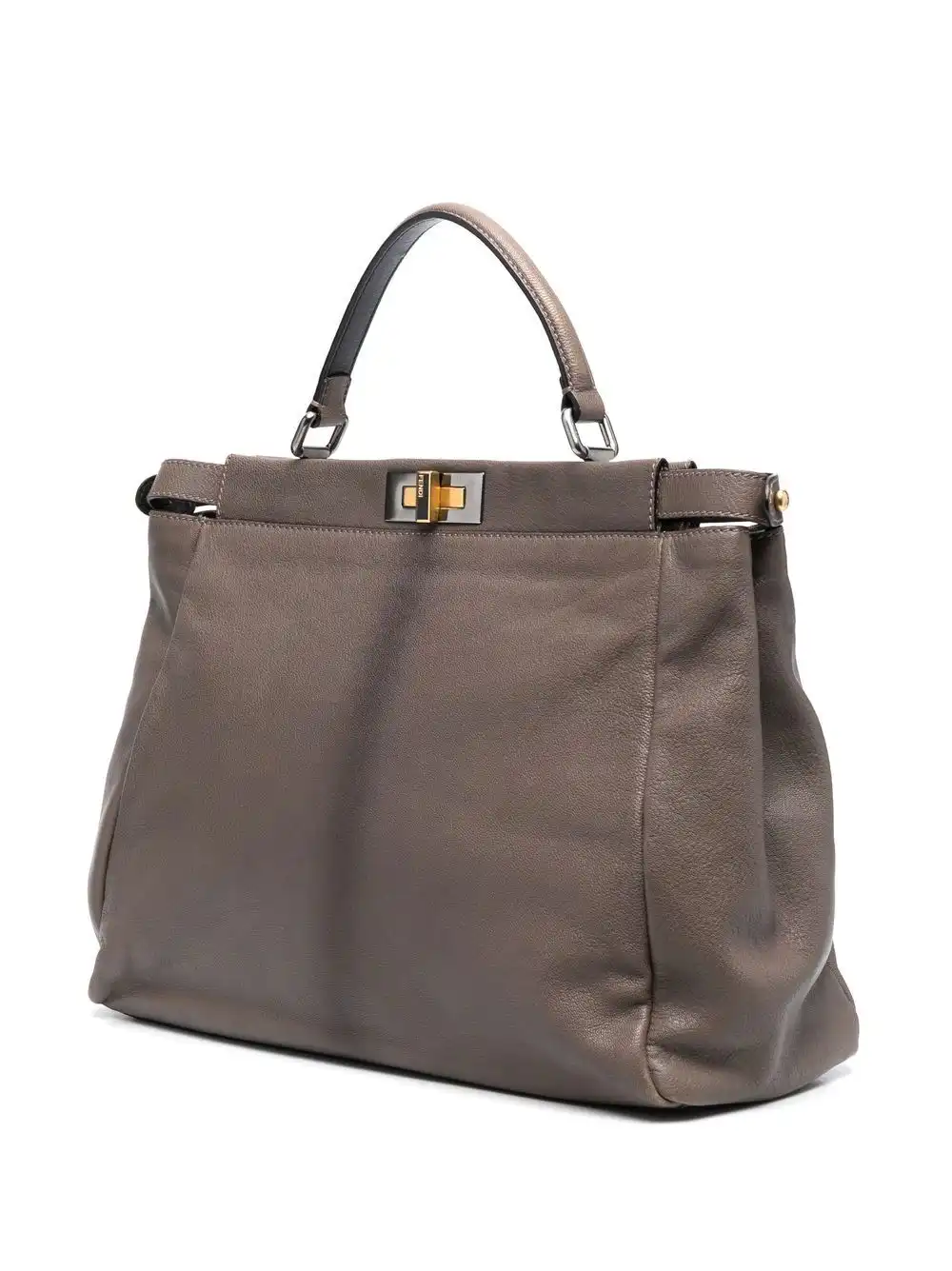 Affordable Fendi 2010s Peekaboo leather tote bag