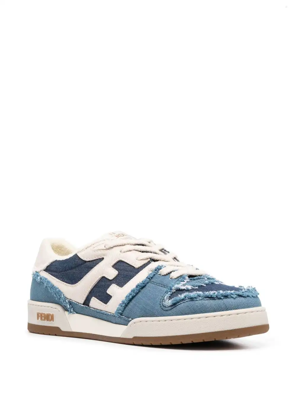 Cheap FENDI Fendi Match denim sneakers