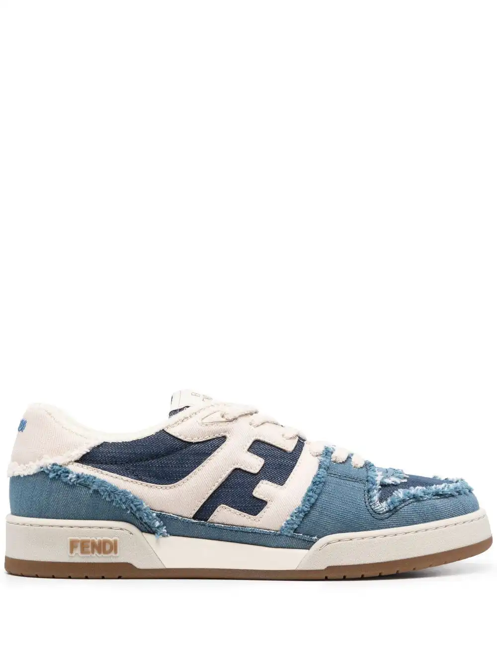 Cheap FENDI Fendi Match denim sneakers