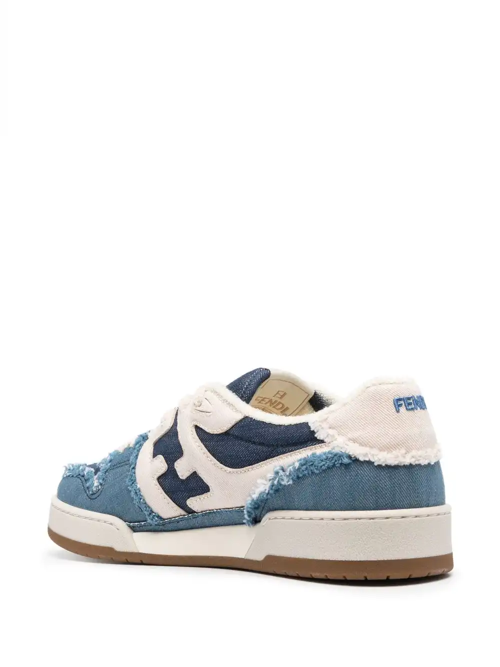 Cheap FENDI Fendi Match denim sneakers