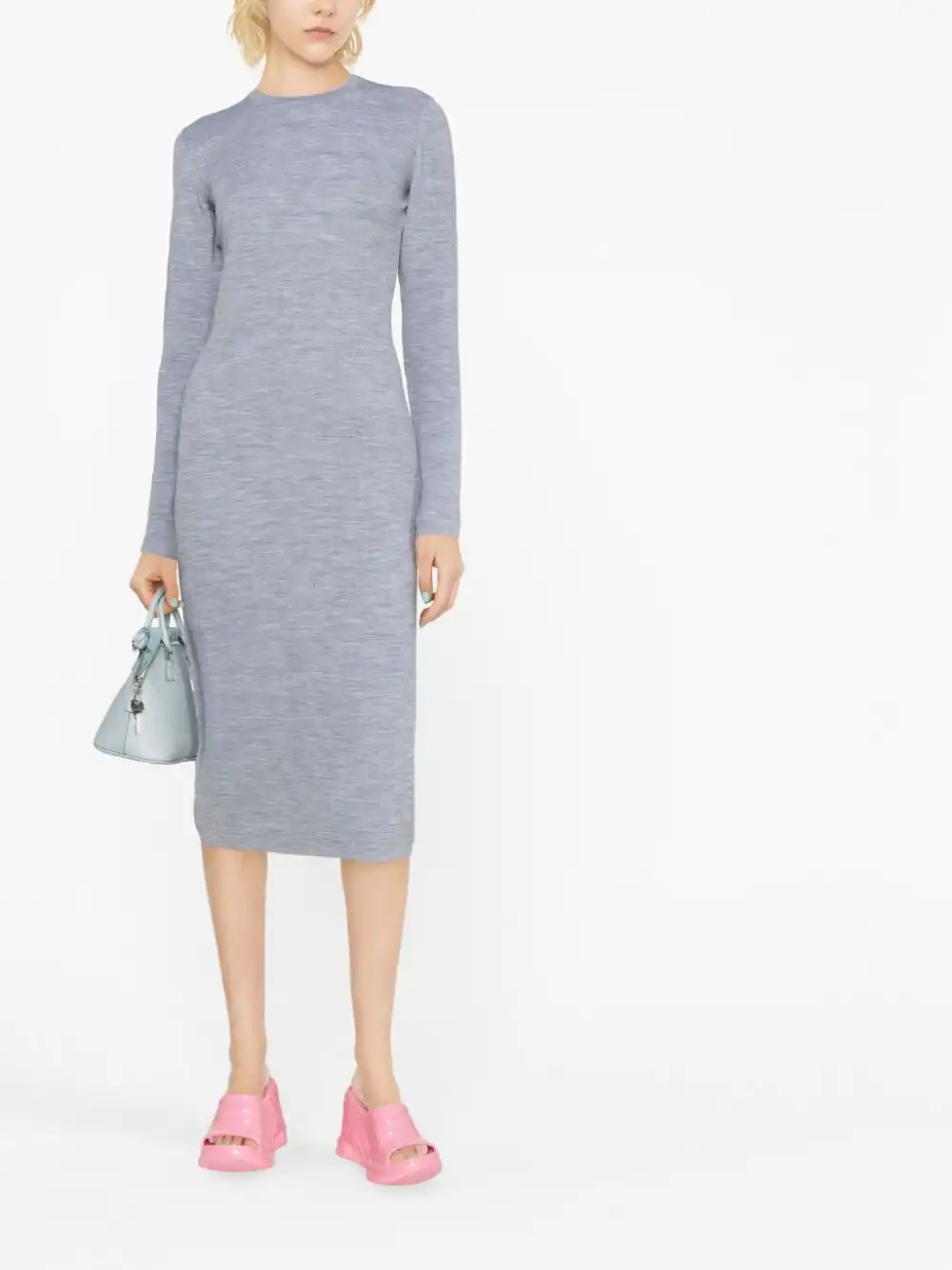 Affordable FENDI reversible logo-jacquard dress