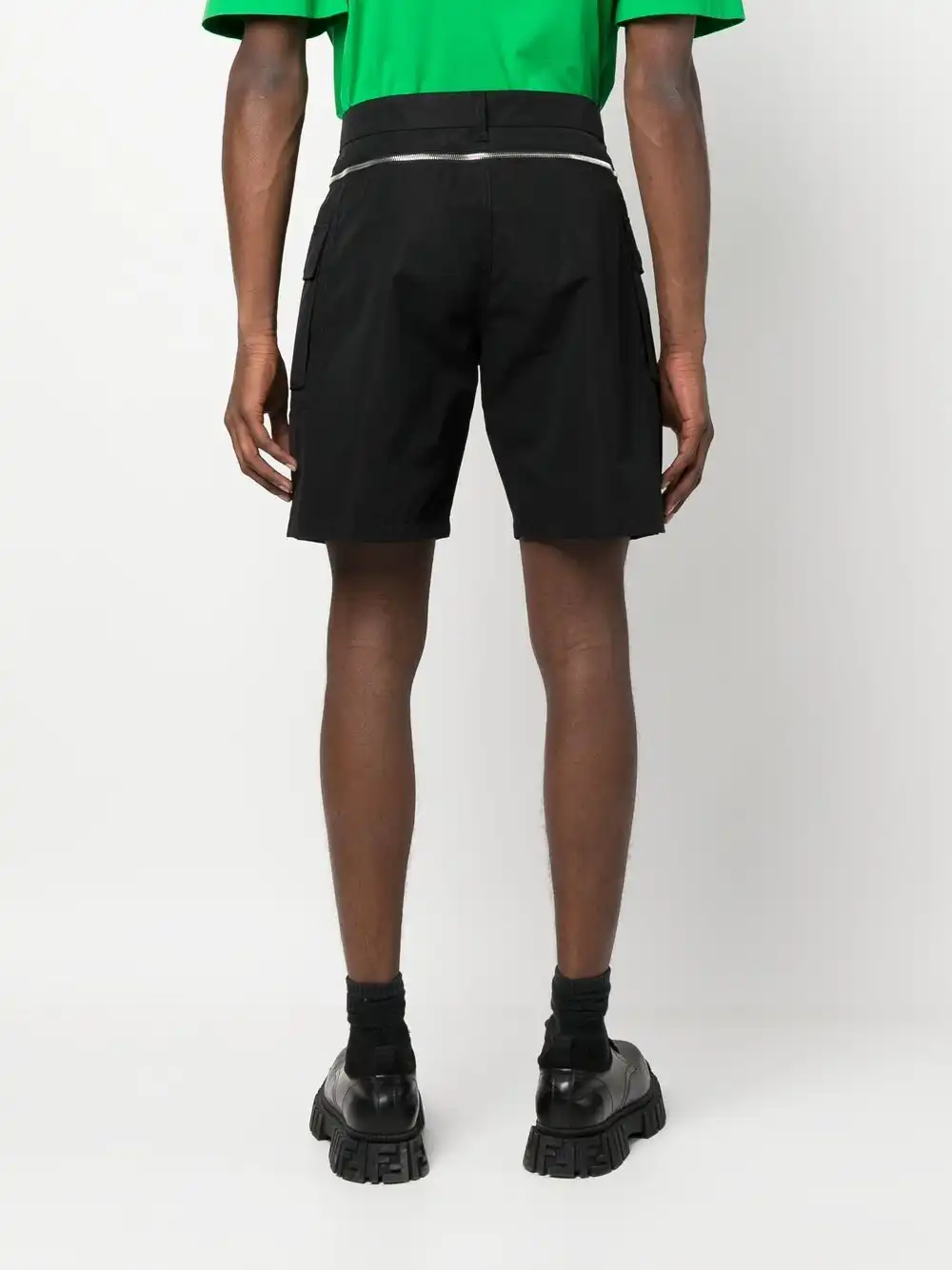 Cheap FENDI zip-detail cargo shorts