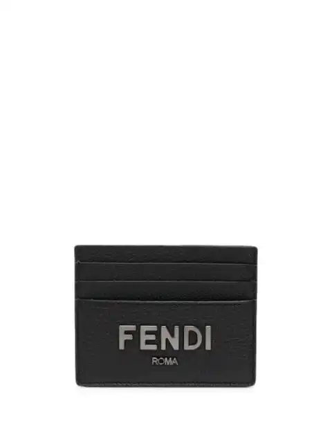 Cheap FENDI embossed-logo cardholder