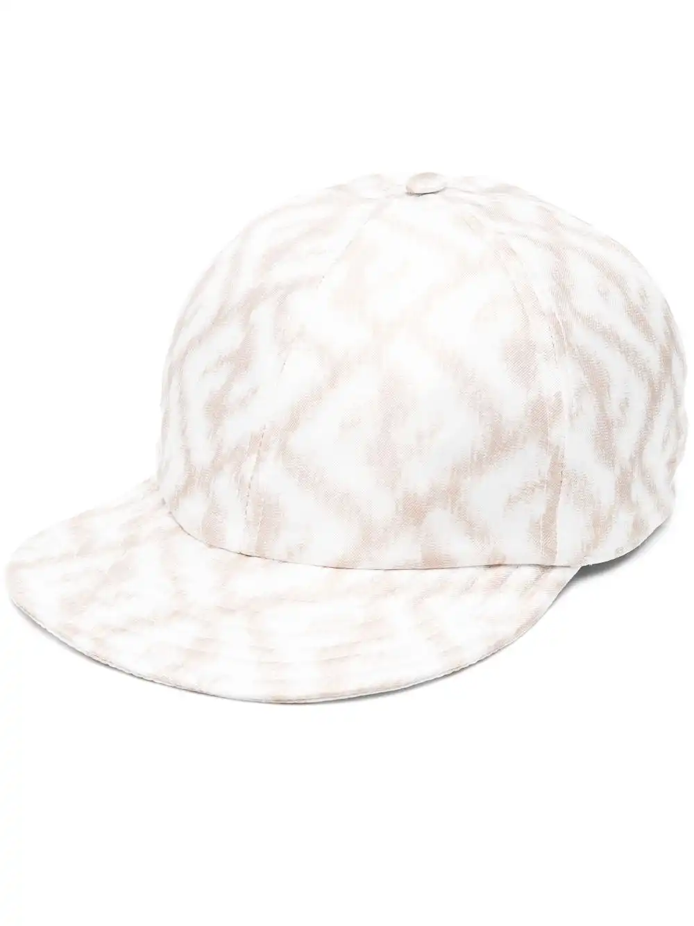 Affordable FENDI FF logo-print silk baseball cap