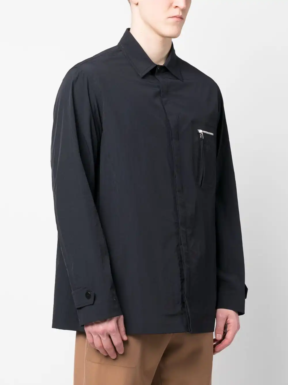 Affordable FENDI zip-pocket shirt jacket