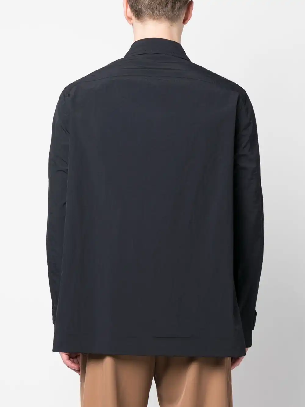 Affordable FENDI zip-pocket shirt jacket