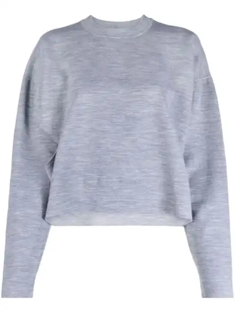 FENDI cut-out-detailing cropped jumper