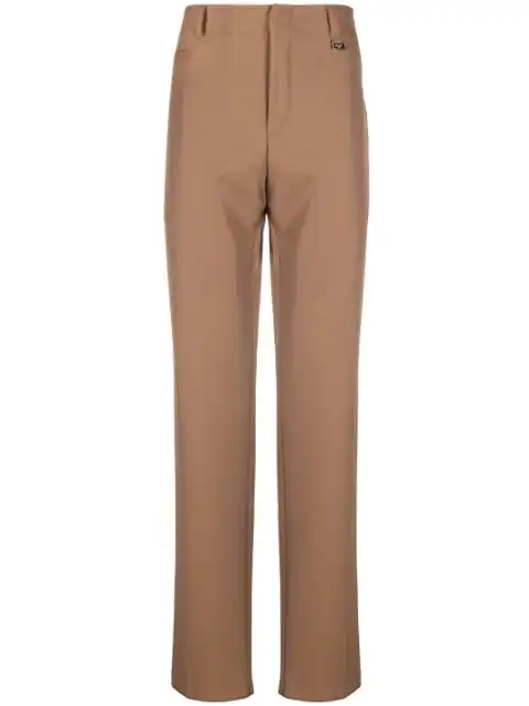 FENDI high-waisted straight-leg trousers