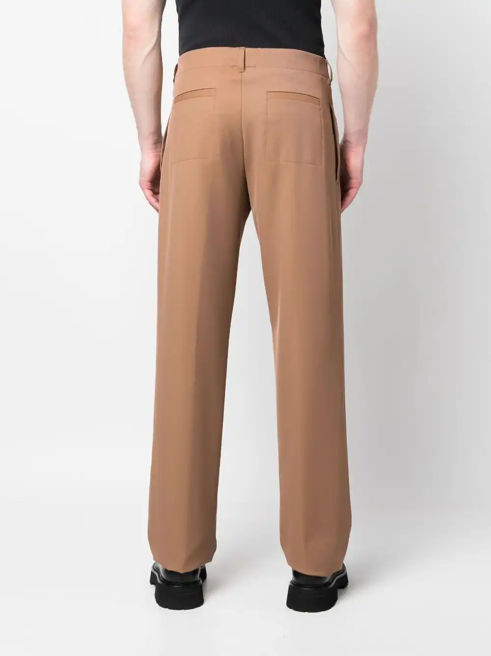 Cheap FENDI high-waisted straight-leg trousers