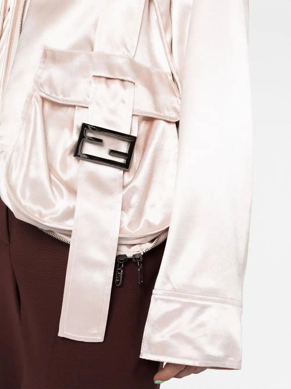 Affordable FENDI FF pocket-detail jacket