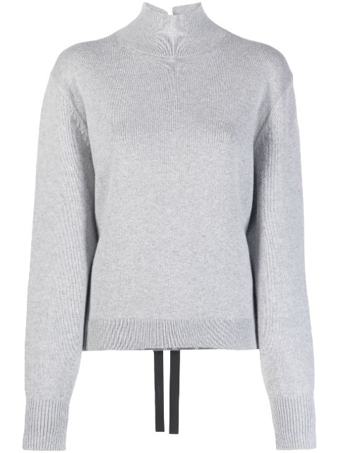 FENDI tied-back knitted pullover